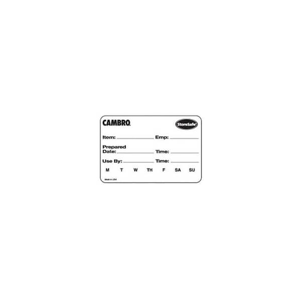 Storesafe Food Rotation Label, 2" X 3", Label & Ad